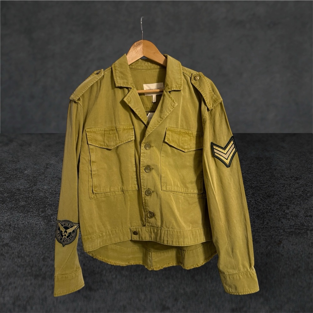 Current/Elliott Khaki Utility Jacket